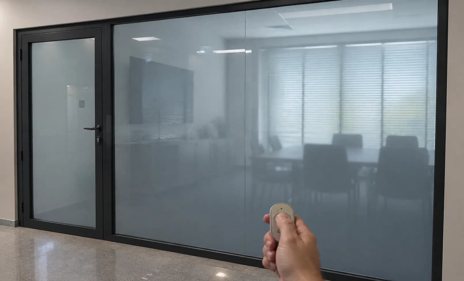 Inteligentne folie PDLC i LCD na okna